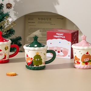 Juego de Tazas de Cerámica para Café, Regalo de Navidad, Regalo Promocional de Año Nuevo para Hombre y Mujer - Product Image 4