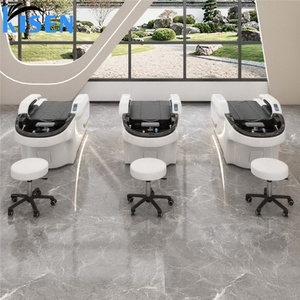 Kisen New Style Hair Washing <b>Bed</b> Electric Intelligent Massage Shampoo <b>Bed</b> 4D Massage Fully Reclining <b>Bed</b> for Barber Shops - Product Image 2