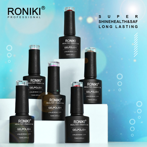 RONIKI — ensemble de vernis à ongles Gel de couleur, 6 pièces/kit, manucure, tremper, UV, <span class=keywords><strong>produit</strong></span> <span class=keywords><strong>professionnel</strong></span>, Nail art, - Product Image 5