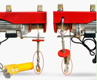 100% moteur en cuivre 220V 60HZ 1phase Mini palan électrique à câble PA1000KG12M 20M 30M
