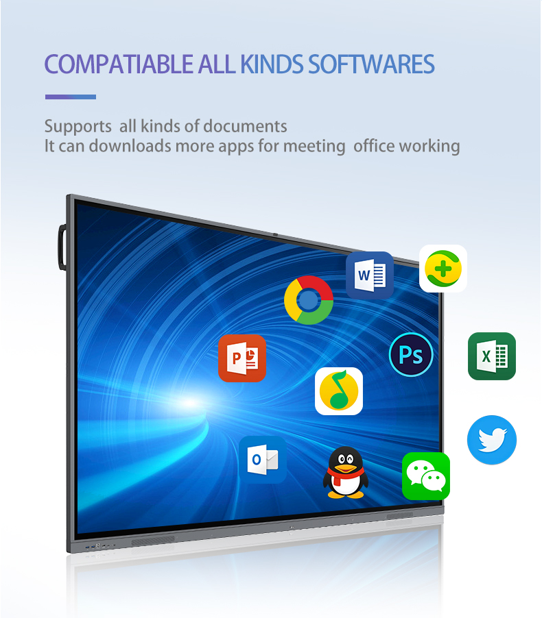 65 Inch Interactive Whiteboard Smart Interactive Board For Business