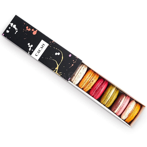 Bất ngờ Giá MềM nhăn Máy pháp Macaron Hộp bao bì tùy chỉnh in ấn ngăn kéo hộp cho Macarons - Product Image 3
