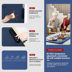 Foldable <b>Silicone</b> Food Warmer <b>Pad</b>, Space-Saving Storage for Kitchen & Dining - Product Image 6