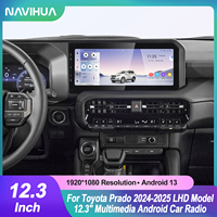 Nouvel arrivage pour Toyota Prado LC250 2024 2025 – Autoradio multimédia Android avec écran, Carplay et navigation GPS