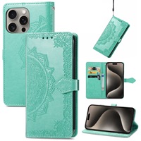 Vente en gros en Chine étui de téléphone antichoc Offre Spéciale d'usine pour Tecno Camon 20 Pro 5G étui de téléphone en cuir gaufré fleur Mandala