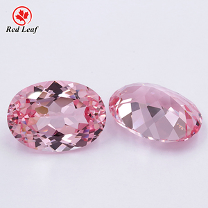 Redleaf หินทับทิมทรงหลวม,พลอย<span class=keywords><strong>สี</strong></span><span class=keywords><strong>ชมพู</strong></span>สำหรับห้องแล็บ<span class=keywords><strong>สี</strong></span>แฟนซีทรงรีกะรัต - Product Image 2