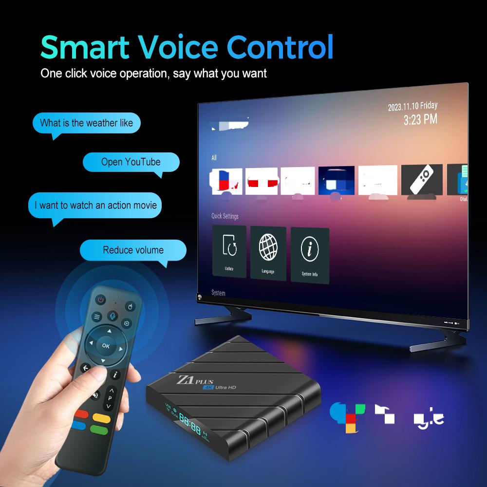 Factory Outlet Android TV Box Z1 Plus H618 - 2GB RAM, 16GB Storage