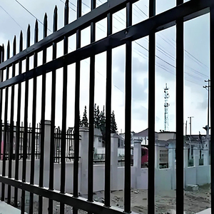 Clôture décorative en treillis soudé galvanisé, panneau métallique en fer forgé à faible entretien <span class=keywords><strong>pour</strong></span> la protection des jardins, patios, cours et espaces publics - Product Image 3