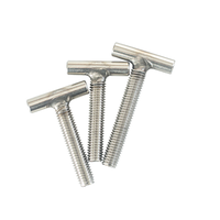 A2-80 A2-70 SS316 personnalisé M6 pince en acier inoxydable T fente tête colonnaire demi-boulon fileté