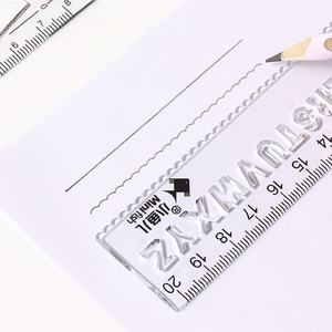 Ensemble de règles de correction de l'alphabet Little Fish, 20 cm, outil mathématique en plastique pour étudiants et enseignants - Product Image 3