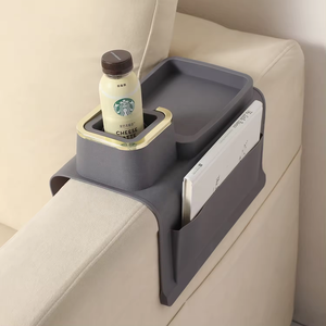 Mới Đến Coaster Sofa Couch Giữ Cốc Cho Ghế Sofa Tay vịn Khay Cốc Cà Phê Tràn Chống-Trượt Silicon Silicone OPP Túi Châu Âu Đảng - Product Image 3