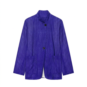 Blazer sur mesure pour femmes |   Veste de costume élégante pour affaires et occasions formelles |   Usine OEM ODM - Product Image 3