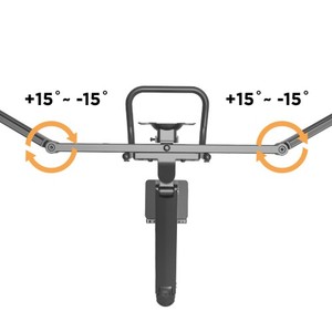 LDT23-C032 ba màn hình Màn hình gắn kết với xử lý khí mùa xuân nhôm cánh tay Heavy Duty bàn đứng cho chơi game thiết lập văn phòng - Product Image 5