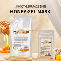 Masque en poudre de gelée de miel biologique raffermissant anti-rides pour peaux sèches, masque facial peel-off en gros