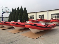 Bateau à côtes gonflable de 470cm avec coque en fibre de verre yacht à voile de luxe RIB-470 importé hypalon avec CE pour Offre Spéciale!!!