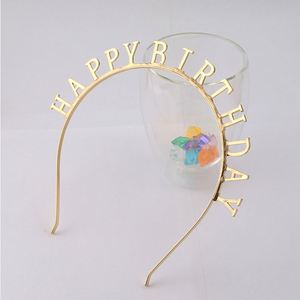 Free Shipping Party Decorations Happy Birthday Tiara <b>Headband</b> Supplies - Product Image 2