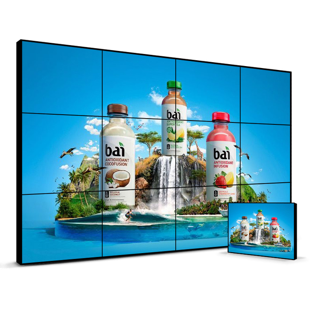 Narrow Bezel 1.8mm Splicing 2x2 65 Inch LCD Video Wall Panel Screen Thin Advertising LCD Display Wide Lcd Screens for Video