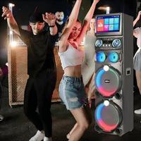Altavoz de Karaoke con Pantalla Táctil y Micrófono, 1200W, con Reproducción de Video por WiFi, GD-1419, en Oferta