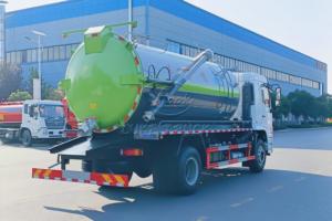 4x2 SHACMAN Delong 15000L Septic Suction Truck, Sewage <b>Sludge</b> Vacuum Tanker with Custom Tank & Optional Vacuum <b>Pump</b> System - Product Image 4