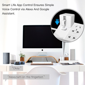 <span class=keywords><strong>Tuya</strong></span> Smart finger Bot commutateur Bot bleu dent bouton poussoir vie intelligente télécommande sans fil pour commutateurs boutons Alexa Acho - Product Image 6