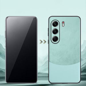 Ударопрочный защитный чехол для мобильного телефона Tecno Camon 40 Pro простой PU кожаный чехол для мобильного телефона Tecno Camon 40 - Product Image 5