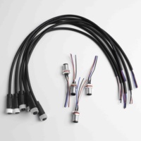 Connecteur mâle ou femelle en T, étanchéité IP67 IP68, ensemble de câbles