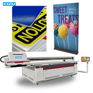 Impresora de cama plana UV de gran formato duradera Impresión de cabezal de impresión Ricoh de alta precisión en madera MDF, vidrio, corrugado y señalización - Product Image 3