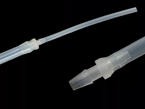 Polypropylene 1/8"x 1/4" Barbed Straight Coupler 2 Way <b>Hose</b> Reducer Connector Reducing Tube Barb Fitting Low C104R108-10 Polypro - Product Image 4