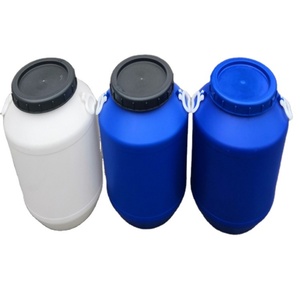 Cubo de Plástico Azul de Gran Diámetro de 13 Galones con Rosca - Product Image 3