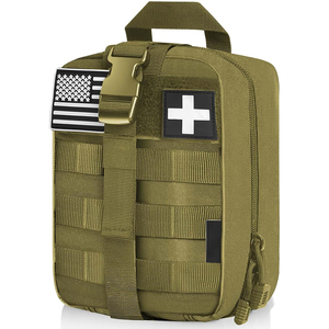 Pochette de premiers secours, sac de rangement médical, en Polyester imperméable, grande capacité, utilitaire EMT pour la maison et les activités de plein air - Product Image 1