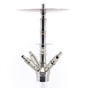 Cachimba de acero inoxidable V2A, pipa de agua Shisha con vástago móvil, juegos completos para <span class=keywords><strong>tabaco</strong></span> - Product Image 5