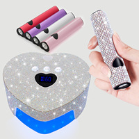 Lampu Kuku UV LED Tanpa Kabel 86W Silver, Logo Pribadi, Mesin Pengering Gel Polish Manikur, Pengeras Rhinestone, Kualitas Tinggi, Cepat Kering