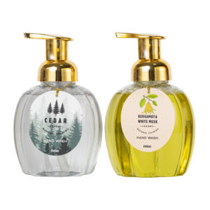 Savon pour les mains moussant à la <span class=keywords><strong>cèdre</strong></span> et à la bergamote et au musc blanc, prix d'usine en gros, pour le lavage des mains, hydratant et nettoyant - Product Image 4