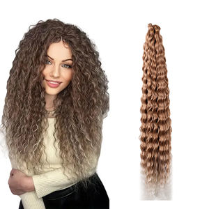 Gros Vague Profonde Twist Cheveux En Vrac <span class=keywords><strong>Crochet</strong></span> Cheveux 32 "Vague Profonde Synthétique Tressage Hari Extensions Vague Profonde Cheveux En Vrac Pour Les Femmes - Product Image 1