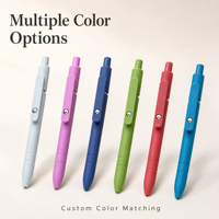 Stylo neutre créatif à action par clic, couleurs Morandi, pour étudiants, en plastique, avec fonction de pulvérisation de colle, vente en gros, stylo de test de précision