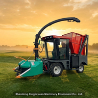 Moissonneuse-broyeuse automotrice pour ensilage, longueur de coupe réglable, broyage de grains pour la production d'aliments de haute qualité pour l'industrie laitière