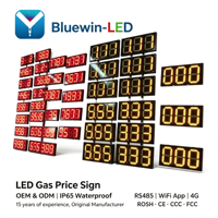 Letrero LED para Estaciones de Servicio con Precios de Combustible, Fabricante Original OEM y ODM