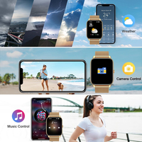 Reloj Inteligente para Mujer de Alta Calidad, Venta Directa de Fábrica en China, Reloj Teléfono con Correa de Metal, Resistente al Agua