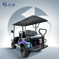 Voiturette de golf électrique Florescence pour 4 personnes, tout-terrain, avec batterie au lithium 72v