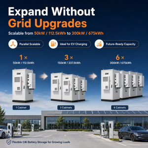 Système de stockage de batteries industrielles 200 kW 450 kWh BESS extérieur pour la réduction de la consommation de pointe en usine et la solution d'intégration solaire - Product Image 4