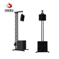 Soporte resistente de aluminio profesional Line Array Speaker Tower Truss para sistema de sonido