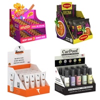 Présentoirs de Comptoir en Carton avec Crochets, Boîtes de Présentation de Bureau, Supports de Présentation sur Table