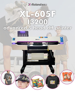 เครื่องพิมพ์อิงค์เจ็ทแบบ DTF รุ่น 605f ขนาด 600 มม. ดีไซน์ใหม่เสียงเบา ใช้หมึกพิกเมนต์อัตโนมัติ หัวพิมพ์ I3200 5 หัว สำหรับพิมพ์ลายเสื้อผ้าและสิ่งทอ - Product Image 2