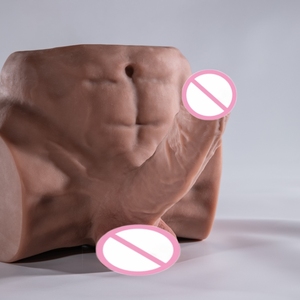 Super grote halflichaams seksspoppen voor vrouwen, realistisch, volledig van siliconen met lange penis, TPE seksspeeltjes van betrouwbare leveranciers - Product Image 4