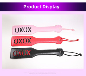 Accessoires sexuels en cuir Bdsm, fouet fétiche Bdsm, jouets érotiques pour couples, pagaie pour fessées pour adultes - Product Image 4