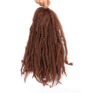 Vente chaude de haute qualité afro crépus tressage <span class=keywords><strong>cheveux</strong></span> 18 pouces crochet bouclés tresse <span class=keywords><strong>cheveux</strong></span> synthétiques tresse africaine <span class=keywords><strong>meches</strong></span> - Product Image 4