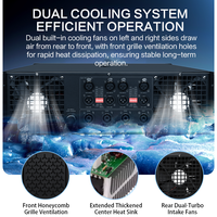 Amplificateur de puissance de classe TD à 2 canaux XT-213, 2*1300W 8ohm, pont 3600W, système de sonorisation professionnel pour scène, DJ, amplificateur