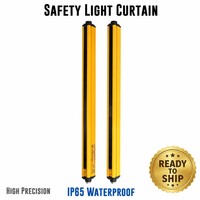 Barrière lumineuse de sécurité pour la protection des machines industrielles, grille lumineuse de sécurité, capteur infrarouge à faisceau traversant, sortie 12-24V DC NPN PNP