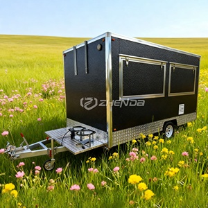 Camion de restauration mobile, chariot à hot-dogs, chariot à glaces, camion de nourriture avec cuisine complète - Product Image 2