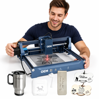 Machine de gravure laser à fibre WAINLUX X2 à double tête laser capable de graver le métal, le bois, le cuir, les t-shirts, la pierre, le verre, le caoutchouc, le contreplaqué, le MDF